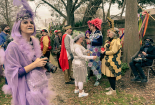 The Violet Fairy, Society of Sainte Anne, Bywater, New Orleans