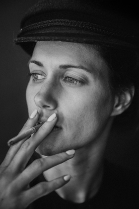 La fumeuse de Camel