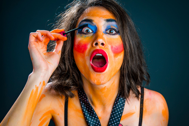 "Check out my makeup tutorial."