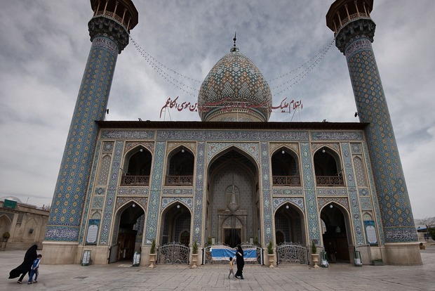 Outside of Shah Cheragh Mosque