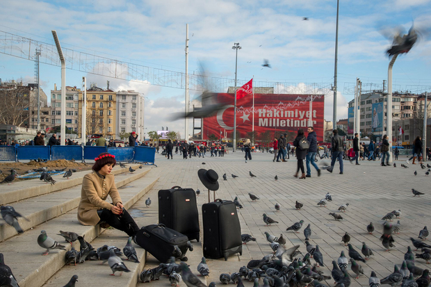 Taksim square was the first place I visited in Istanbul. After reading a bit I learned that many people have died in this square because of bombings, revolutions or demonstrations