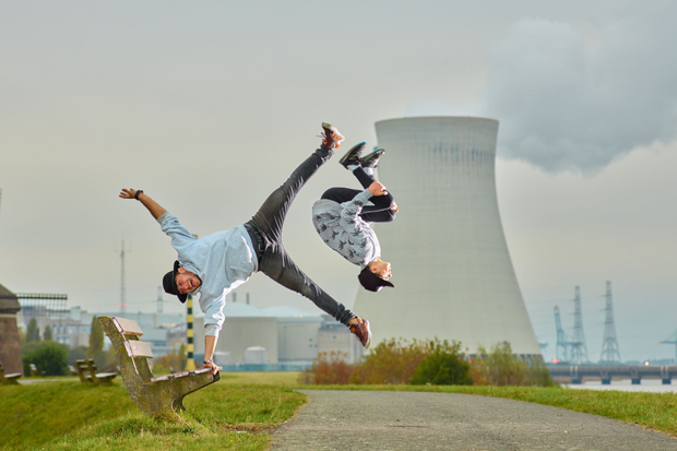 Onur and Ravi in Doel