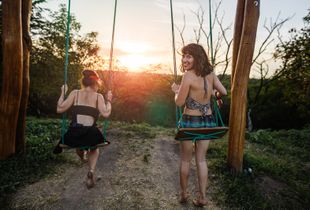 Sunset swing