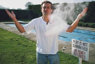 Guy Harrison, 'Fun-powder Plotter', Fathers Rights Activist. West Sussex UK. 26 May 2004,