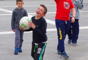 Street football, Italy  01