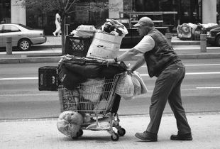 Street Cart Man from Street Sleeper Series