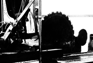 Water Powered Saw