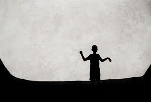 Boy and Moon Shadows