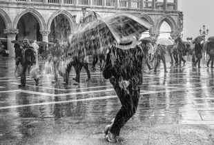 dancing in the rain