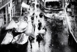 Rain in the fishing village