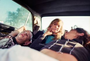 Family living in a car