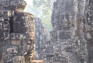 Bayon Temple at Angkor Thom, Cambodia