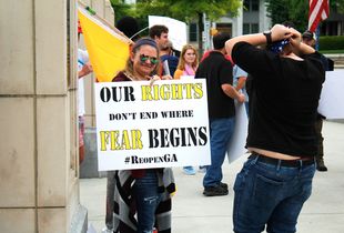 Re-open Georgia Protest