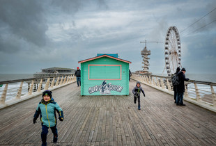 Kids on the pier