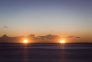 Oil Tanker Sunset No. 2
