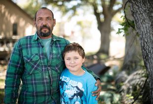 Kurt and Son, from the project, Bayou © 2013 Paul Elledge
