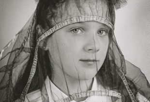 Child with a veil