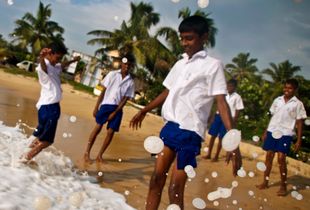 Bubbles' beach