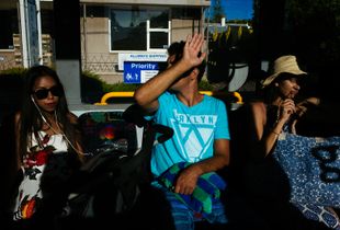 Bus scene
