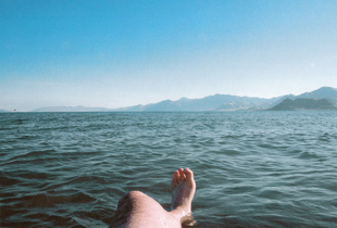 Pyramid Lake, Nevada May 2015 (Based on the Timothy O’Sullivan photograph “The Pyramid and Domes, Pyramid Lake, Nevada 1867”)