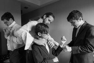 dressing for wedding day