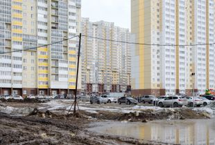 Akadem-Riverside district Chelyabinsk, 2020