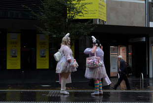 Girls in Chinatown - Waiting on a Tram