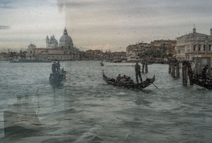 on the vaporetto