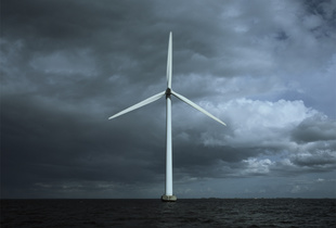 Middlegrunden Wind Farm, Øresund, Copenhagen, Denmark (MWØCD0106), 2014