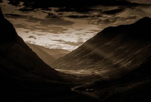 Glencoe from the haunted valley, Highlands Scotland