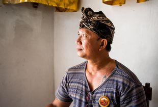 Portrait of a Balinese man