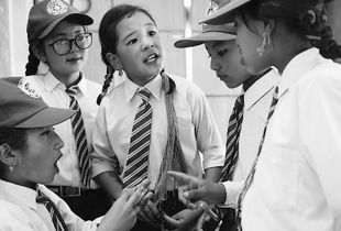 Siddhartha School Girls Conversation