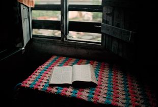 Sabita Poudel’s Bible, Banshighat, one of fourteen squatter settlements along the Bagmati River, 2012