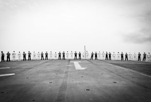 On the USS Wasp, Atlantic Ocean, May 2012