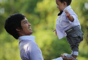 Father and son.