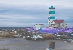 Solarized Lighthouse On The St-Lawrence