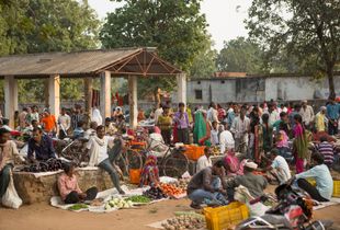 Delhi spice market
