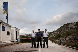 Miso, Kresimir and Stanislav. Border Police