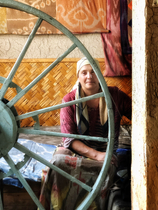 spinning silk