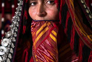 Magnificent Turkmen woman