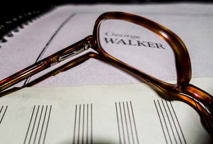 Composer George Walker's glasses
