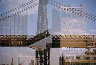 Williamsburg Bridge, Domino Sugar Factory Shadow.