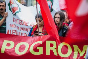 "Technology In The Time Of Pogroms" Syrian & Turkish Alawite Peace Demonstration