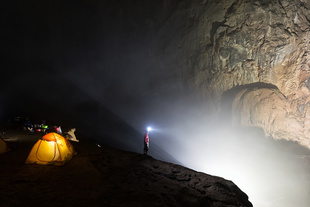 Camping inside Son Doong