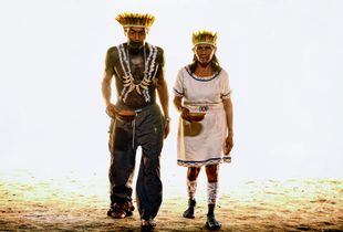 Chief Calixto with Zafiango (wife)