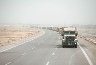 Fuel Convoy on Route Tampa, Central Iraq, 2011.