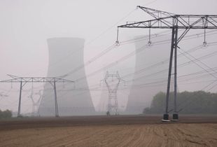 Nuclear Power Station Cooling Towers, Dampierre, France © Gina Glover