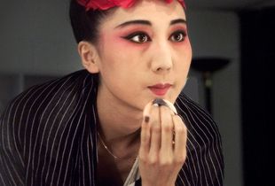 Chinese Opera Star Yu Xuejiao in Makeup