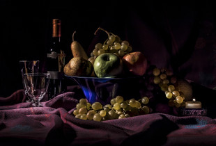Still life - Caravaggio tribute