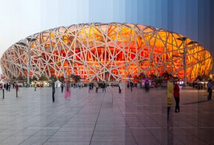 "Time Slice" Birds Nest, Beijing, China